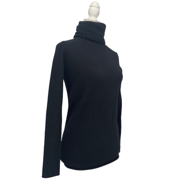 J. Patricia Copenhagen Cashmere Foldover Turtleneck Long Sleeve Sweater - Picture 2 of 8